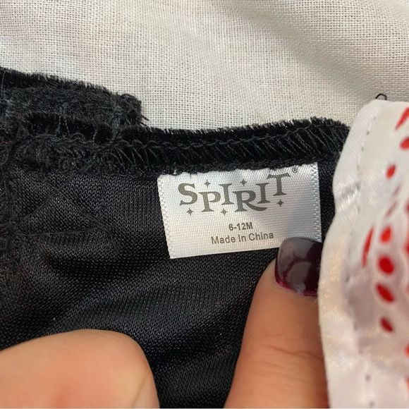 Spirit Halloween Infant Little Red Riding Hood Costume 6-12 Months - Picture 5 of 8